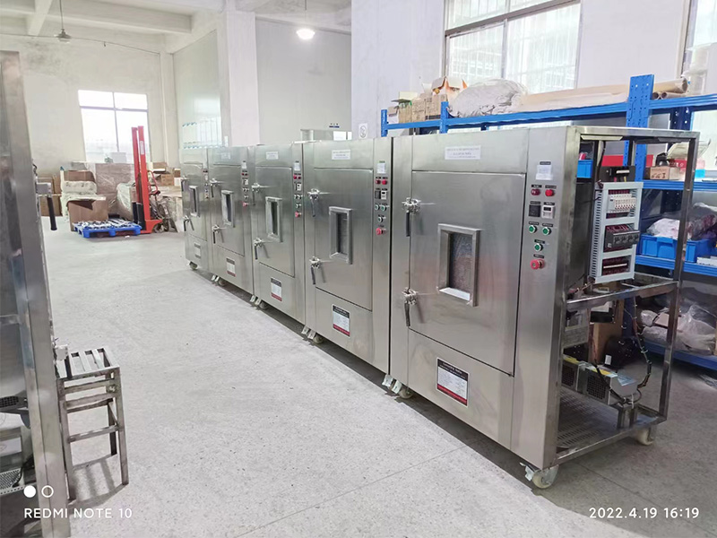 6kW雙層轉盤工業微波爐等待發貨