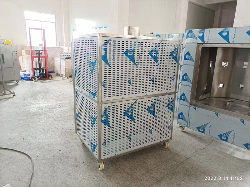6kW仿真花烘干固色專用工業微波爐側面圖