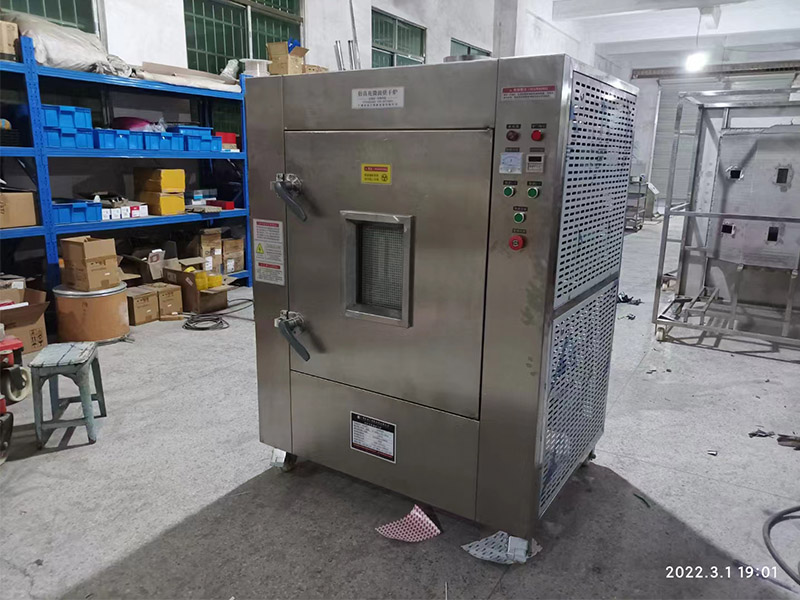 10kW仿真花烘干固色專用工業微波爐側面圖