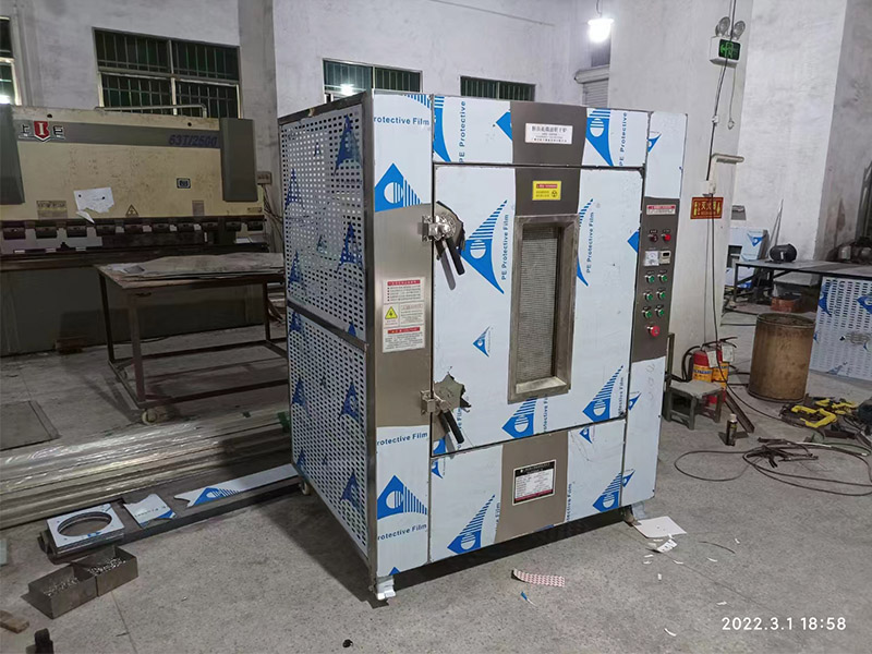 10kW仿真花烘干固色專用工業微波爐打包過程